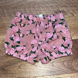 Little James Girl’s Floral Shorts Size 4-5